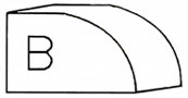 Фреза профильная B-20 (#30/40) сегментная | спекание (гранит) Diam-S