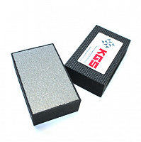 Губка шлифовальная Flexis № 120 (черная/прямая) металлическая универсальная KGS