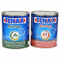 Клей эпоксидный FixTop (бежевый/густой) 4,0+4,0л TENAX 