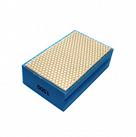 Губка шлифовальная №1500 (синяя/прямая) полимерная универсальная Diam-S